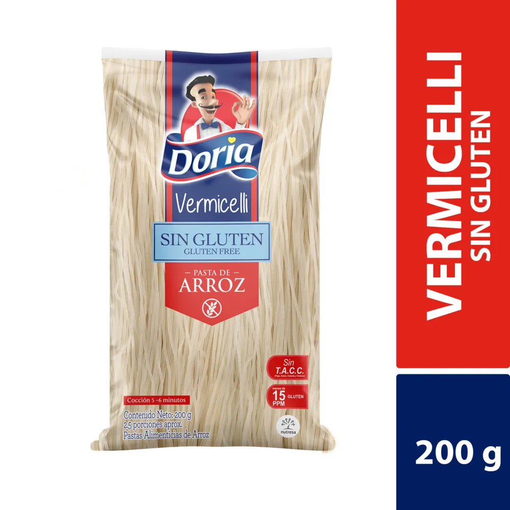 Pasta Vermicelli Doria Sin Gluten